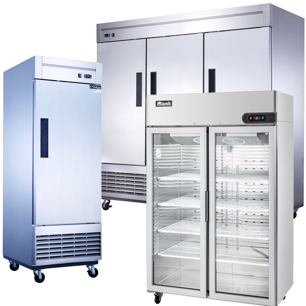 Reach In Refrigerators and Freezers