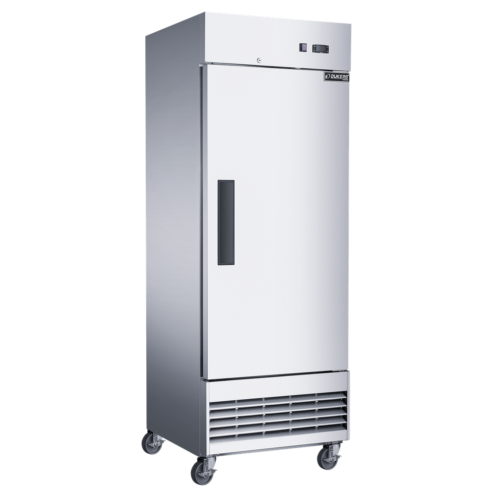 Dukers D28EF 27-1/2"W Compact Single Solid Door Bottom Mount Reach-In Freezer
