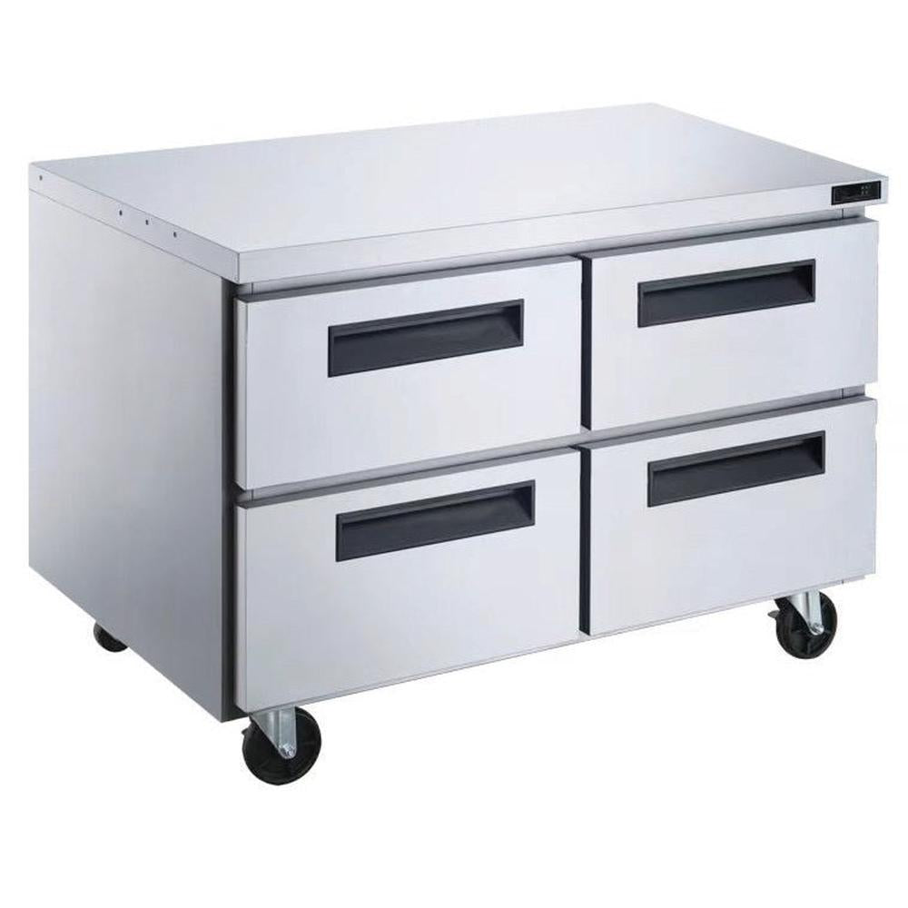 Dukers DUC60R-D4 60"W 4 Drawer Undercounter Worktop Refrigerator
