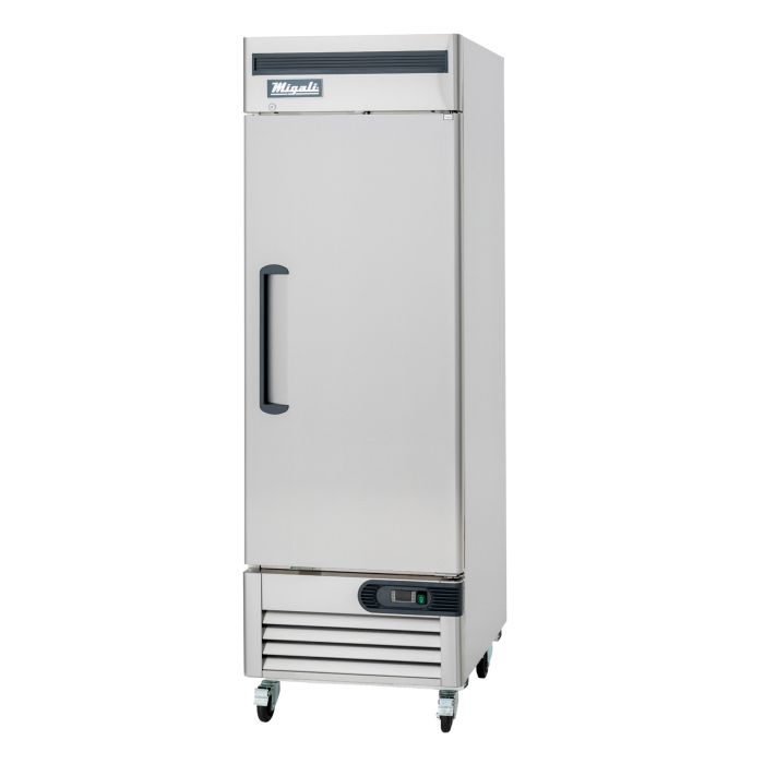 Migali C-1RB-HC 27"W Single Solid Door Bottom Mount Reach-In Refrigerator