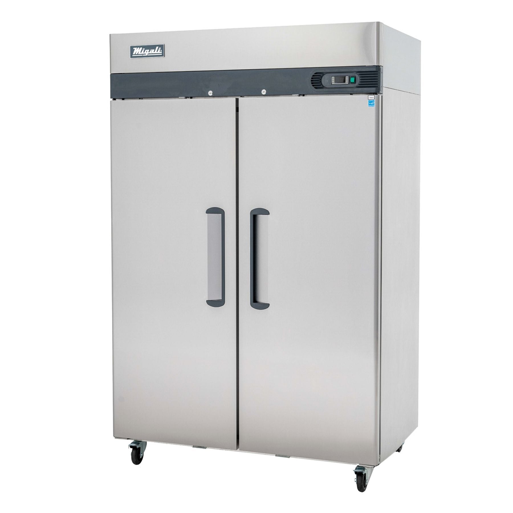 Migali C-2F-HC 2 Door Top Mount Reach In Freezer with Free Shipping