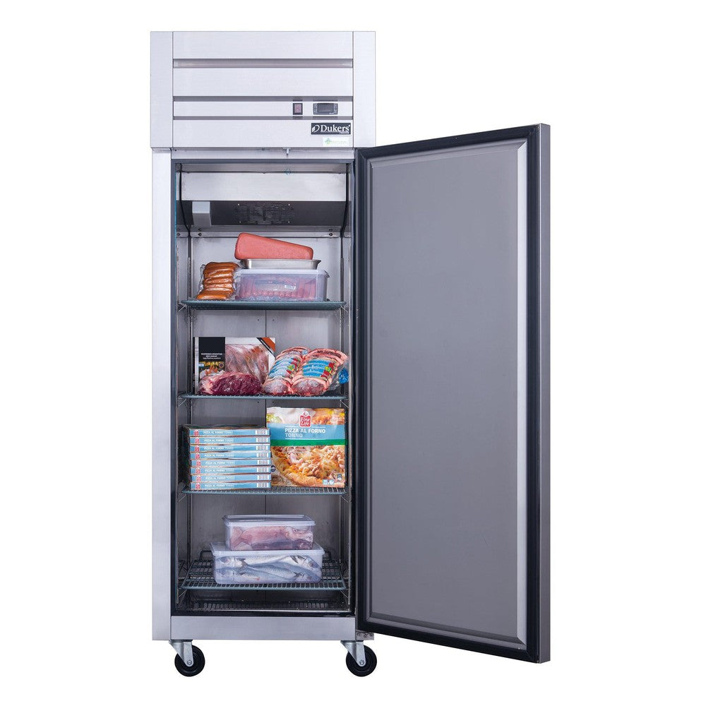 Dukers D28AF 27-1/2"W Single Solid Door Top Mount Reach-In Freezer