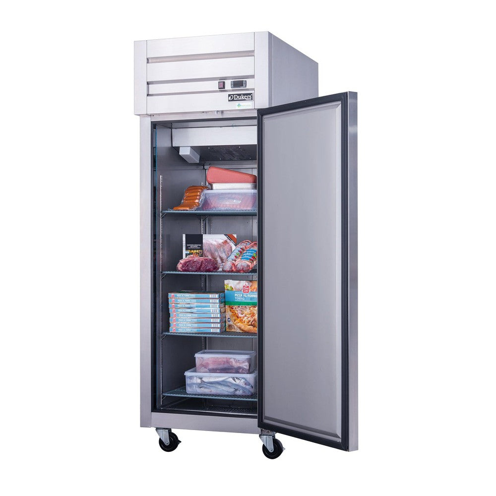 Dukers D28AF 27-1/2"W Single Solid Door Top Mount Reach-In Freezer