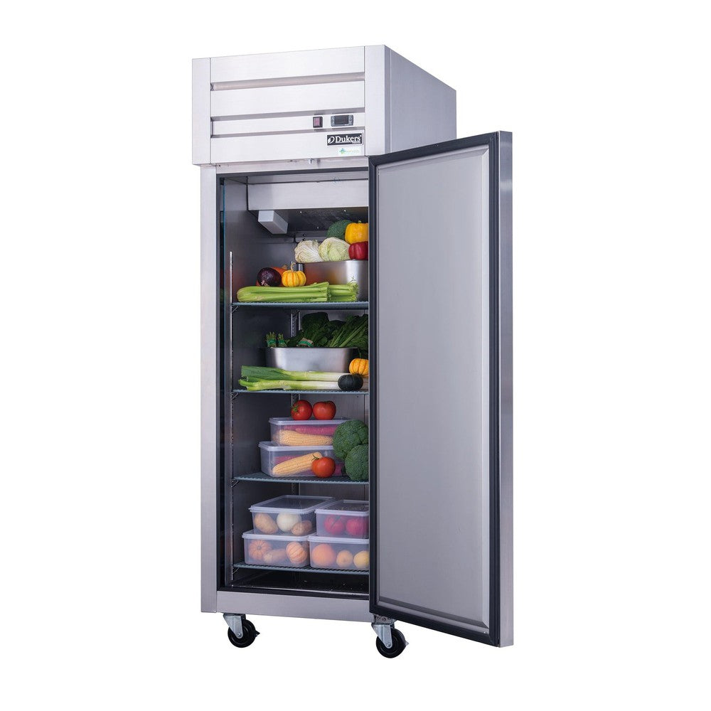 Dukers D28AR 27-1/2"W Single Solid Door Top Mount Reach-In Refrigerator