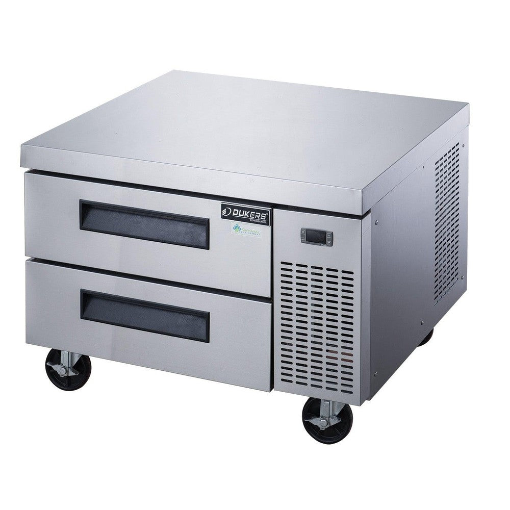 Dukers DCB36-D2 36"W Refrigerated Chef Base with 2 Drawers