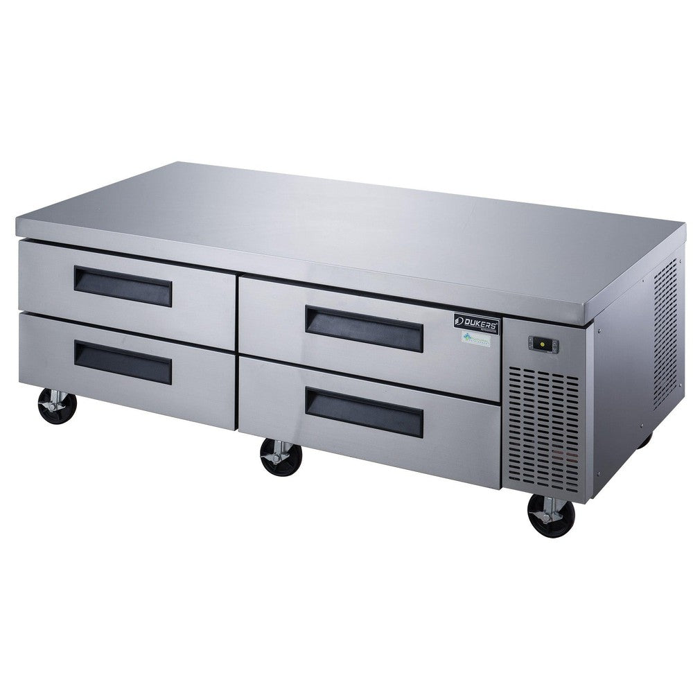 Dukers DCB72-D4 72"W Refrigerated Chef Base with 4 Drawers