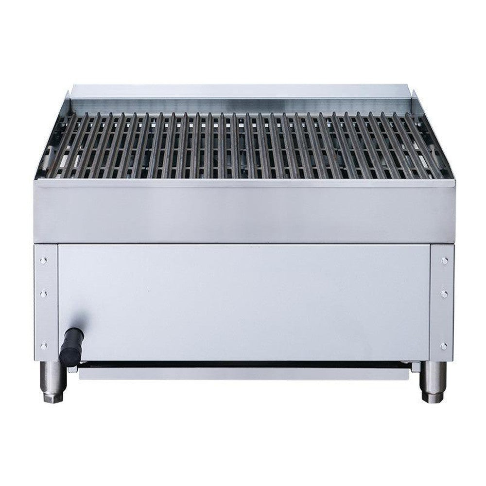 Dukers DCRB24 - 24"W Lava Rock NG/LP Countertop Charbroiler