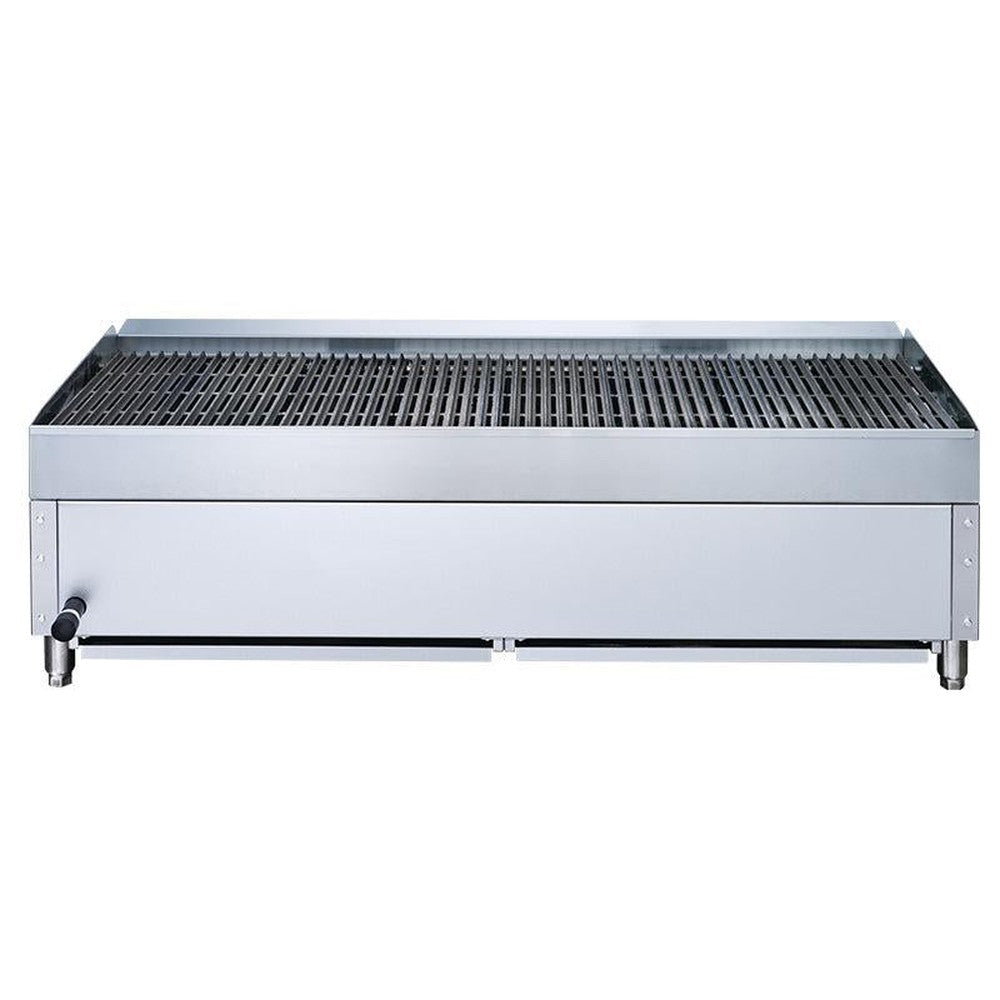 Dukers DCRB48 - 48"W Lava Rock NG/LP Countertop Charbroiler