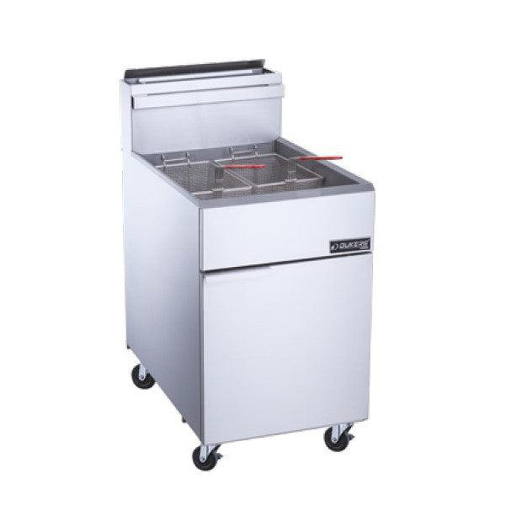 Dukers DCF5-LPG 21"W 150K BTU LP Liquid Propane Fryer with 5 Tube Burners