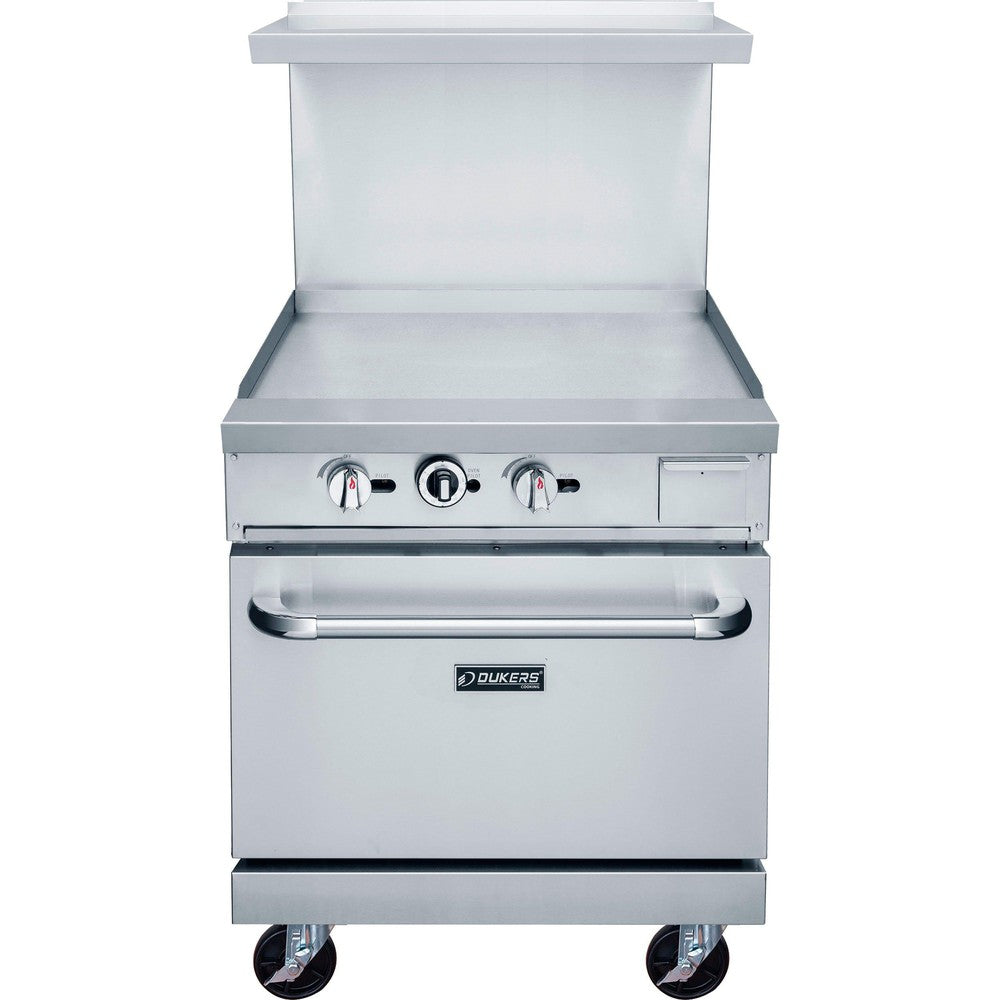 Dukers DCR24-GM 24"W NG/LP Range with 24"W Griddle