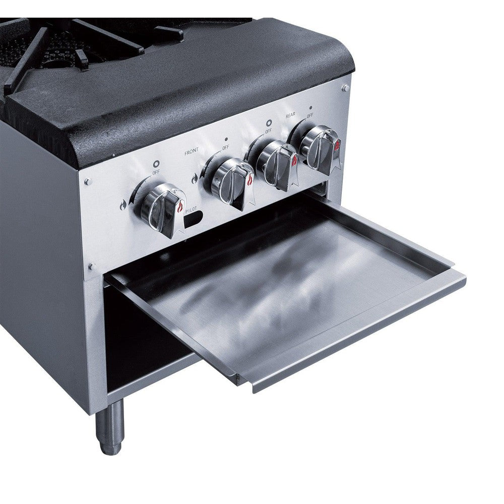 Dukers DCSPB1 18"H NG/LP Single Stock Pot Range