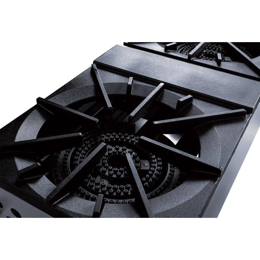 Dukers DCSPB2 18"H NG/LP Double Stock Pot Range
