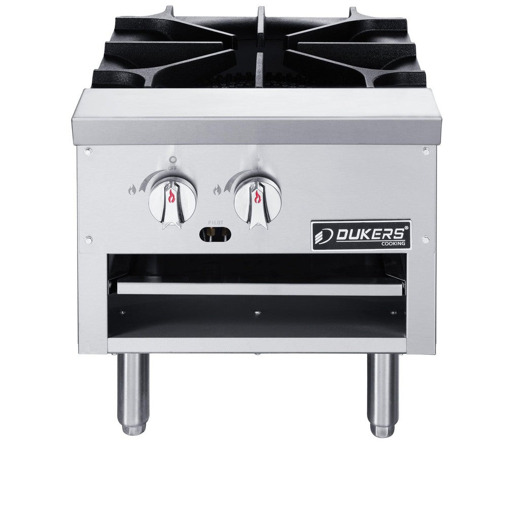 Dukers DCSPB1 18"H NG/LP Single Stock Pot Range