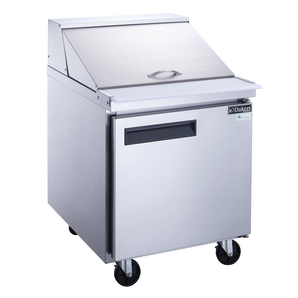 Dukers DSP29-12M-S1 29"W 1 Door Mega Top Refrigerated Prep Table