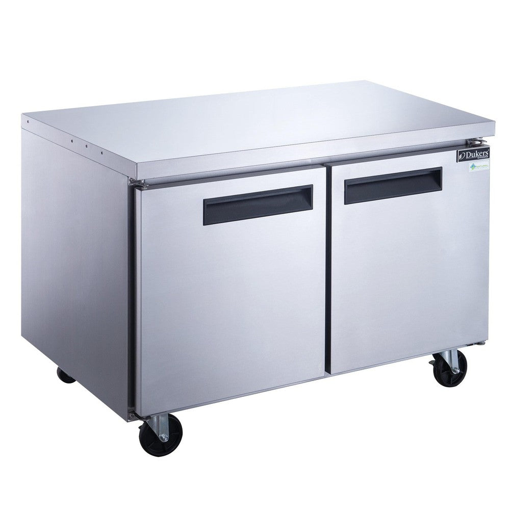 Dukers DUC48R 48"W 2 Door Undercounter Worktop Refrigerator