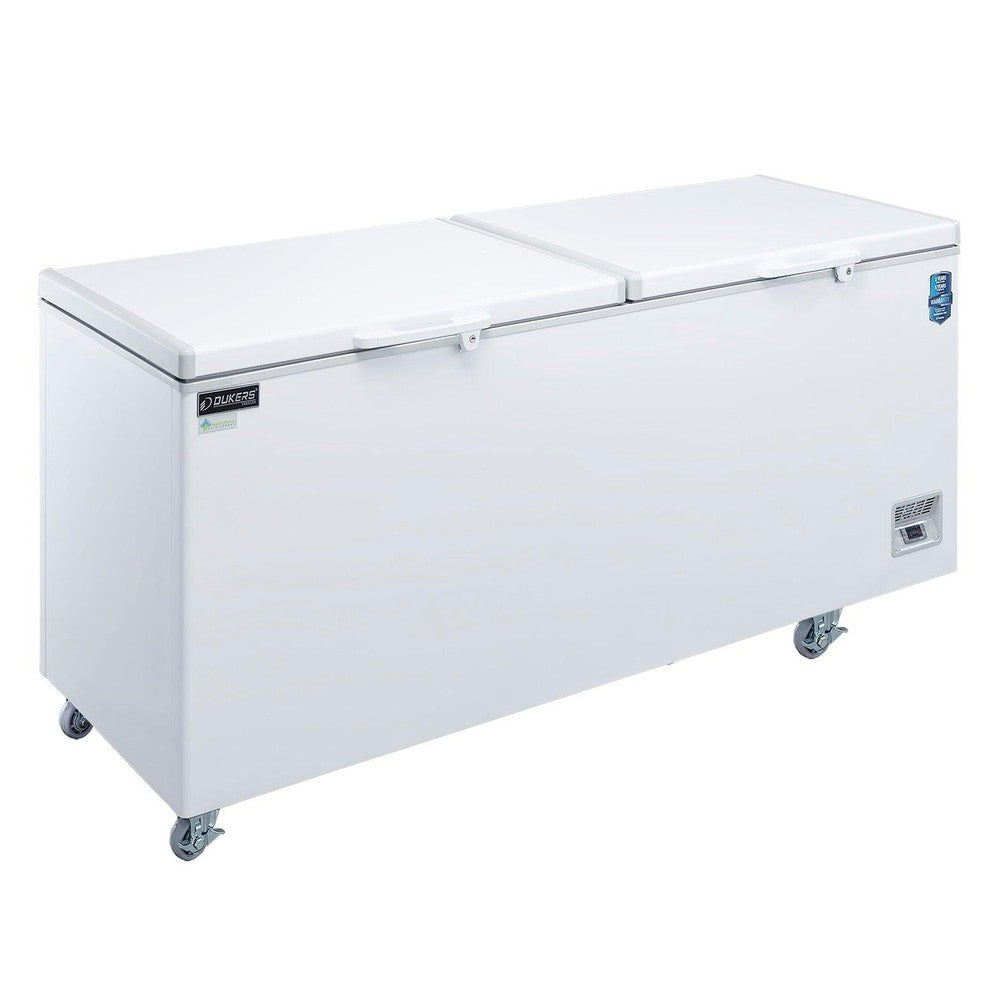 Dukers BD/BG-620 72"W Chest Freezer with 2 Solid Lids