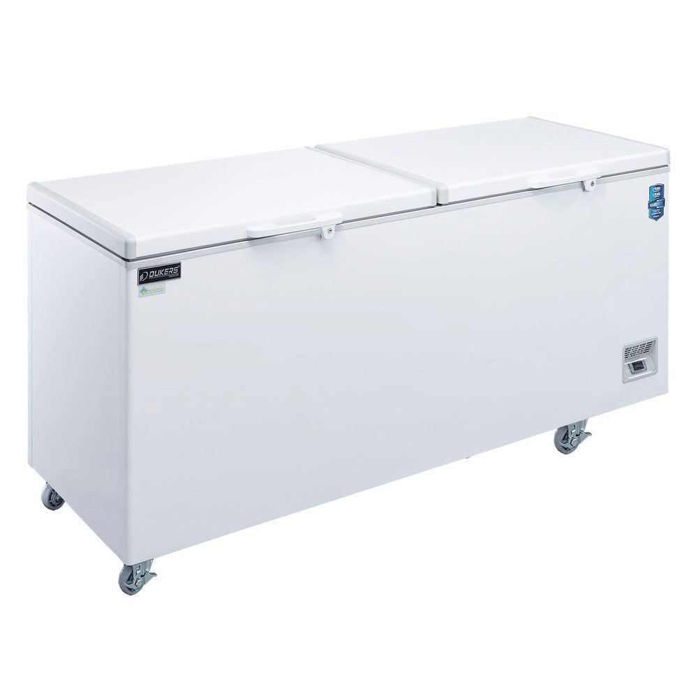 Dukers BD/BG-620 72"W Chest Freezer with 2 Solid Lids