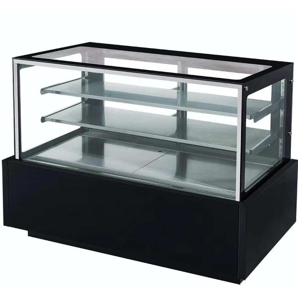 Dukers DDM60R - 60"W Straight Glass Refrigerated Bakery Case