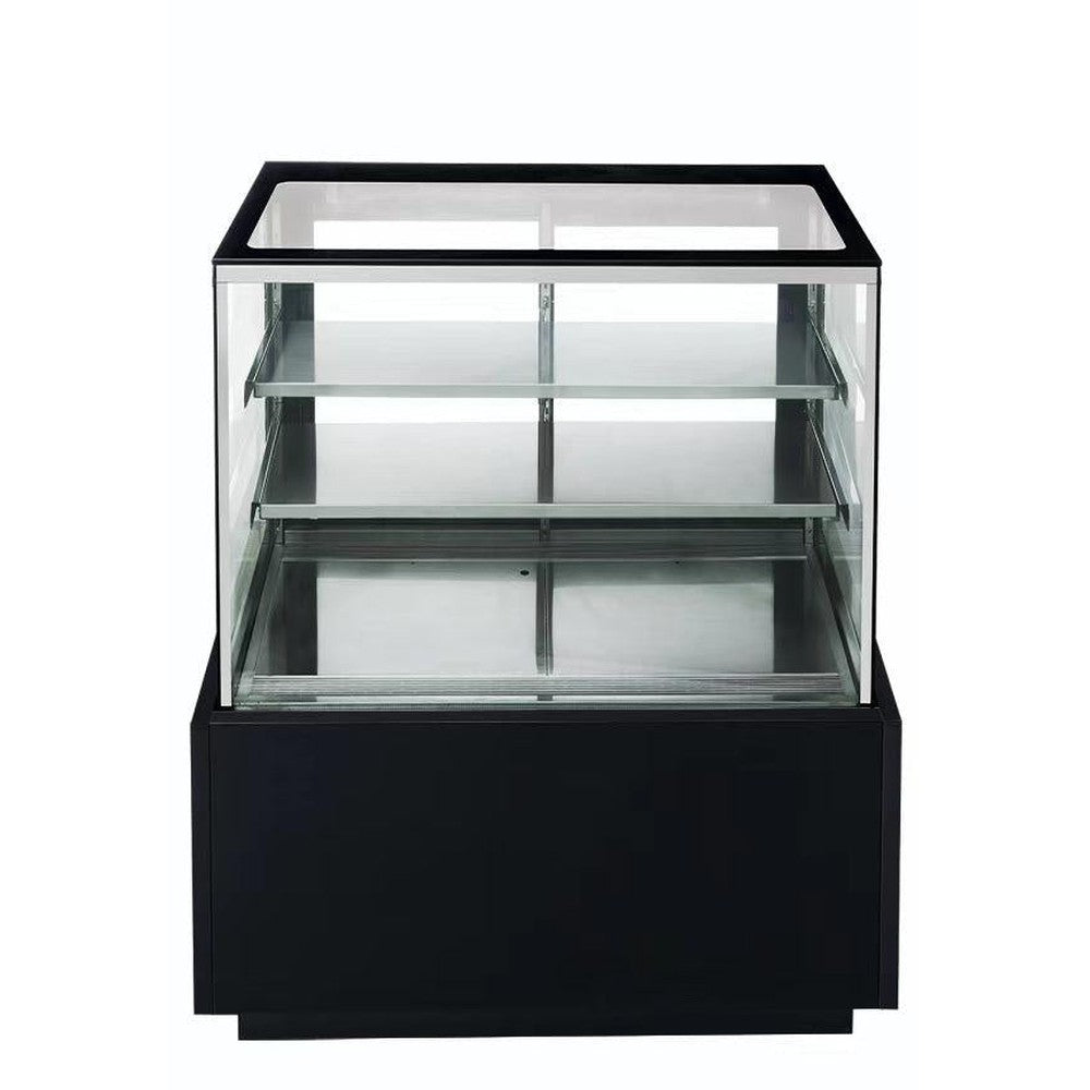 Dukers DDM36R - 36"W Straight Glass Refrigerated Bakery Case