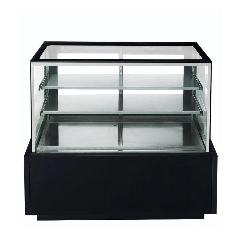 Dukers DDM48R - 48"W Straight Glass Refrigerated Bakery Case