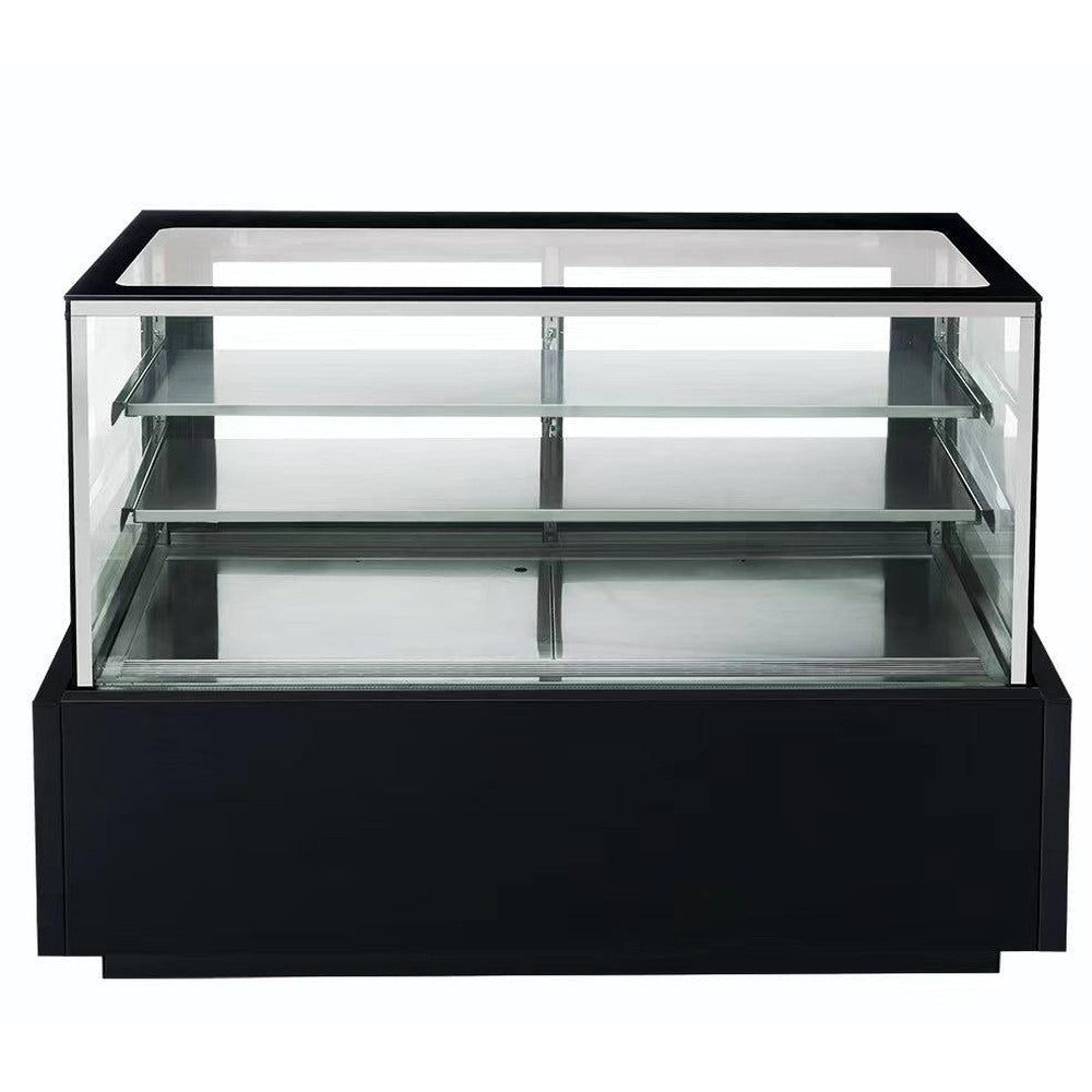 Dukers DDM60R - 60"W Straight Glass Refrigerated Bakery Case