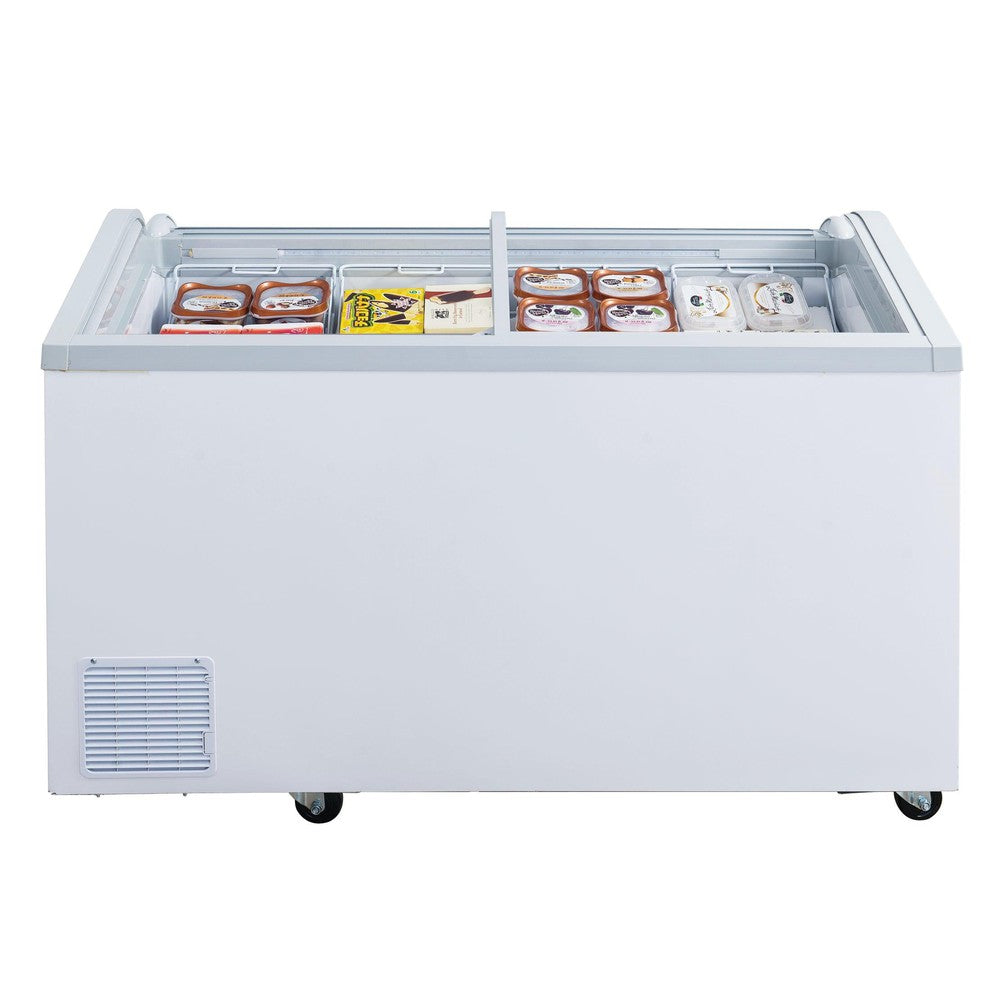 Dukers WD-500Y 56-1/8"W Ice Cream Display Chest Freezer Merchandiser