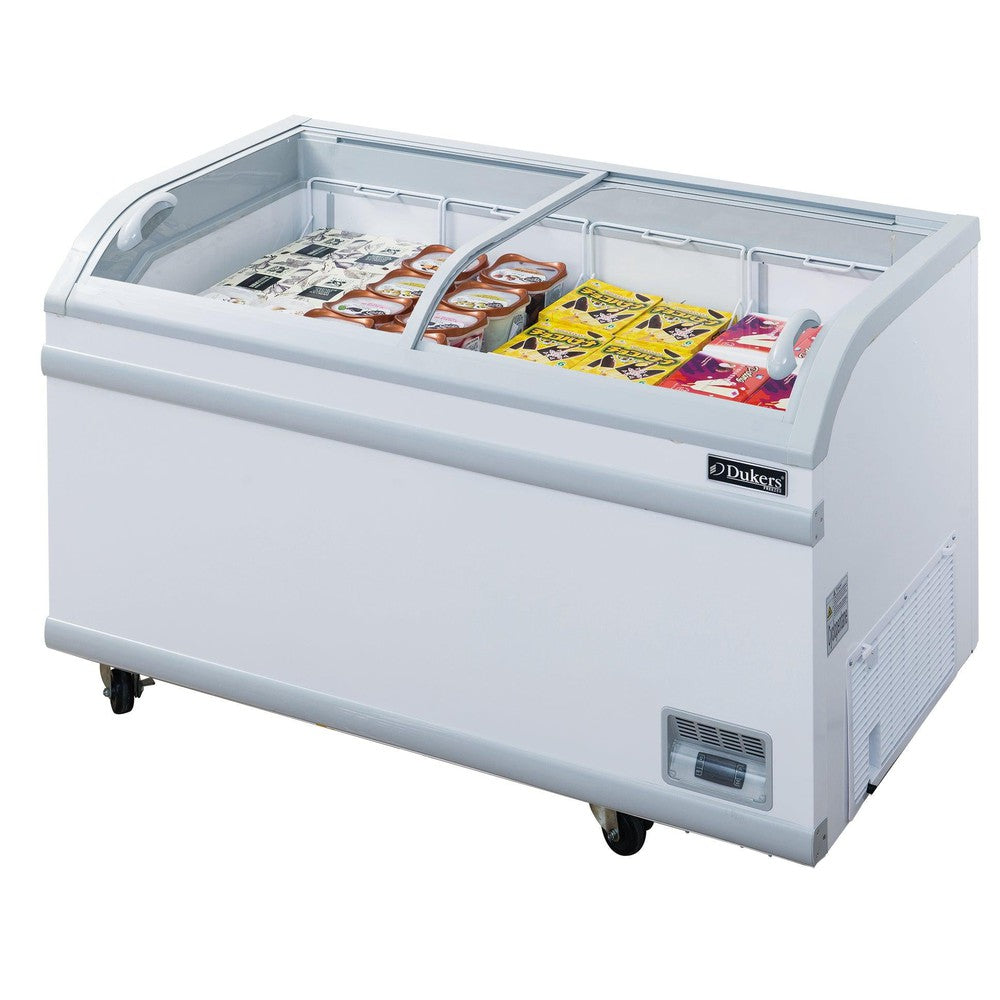 Dukers WD-500Y 56-1/8"W Ice Cream Display Chest Freezer Merchandiser